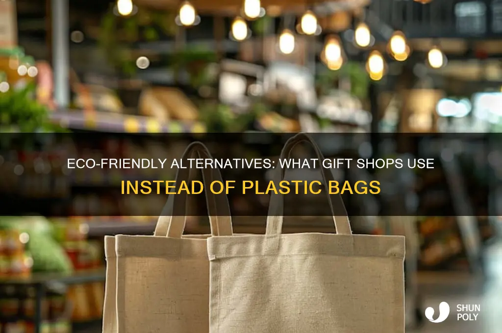 what are gift shops using instead of plastic bags