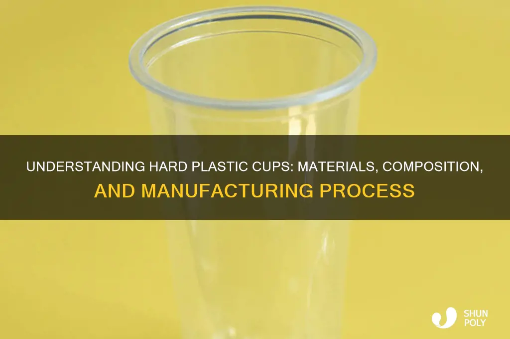 what are hard plastic cups made of