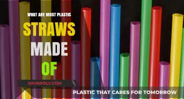 Unveiling the Material Composition of Common Plastic Straws