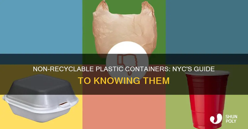 what are non recyclable plastic containers nyc