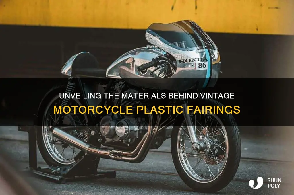 what are old motorcycle plastic farings made from