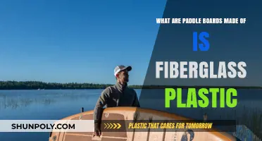 Are Paddle Boards Made of Fiberglass or Plastic?