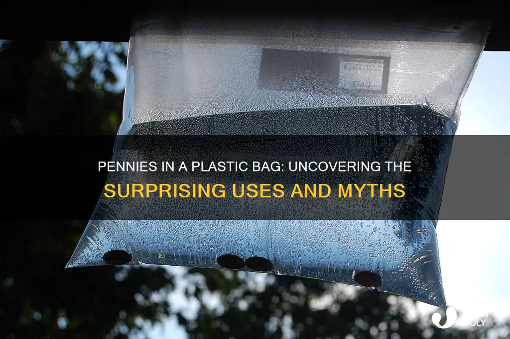 what are pennies in a plastic bag for