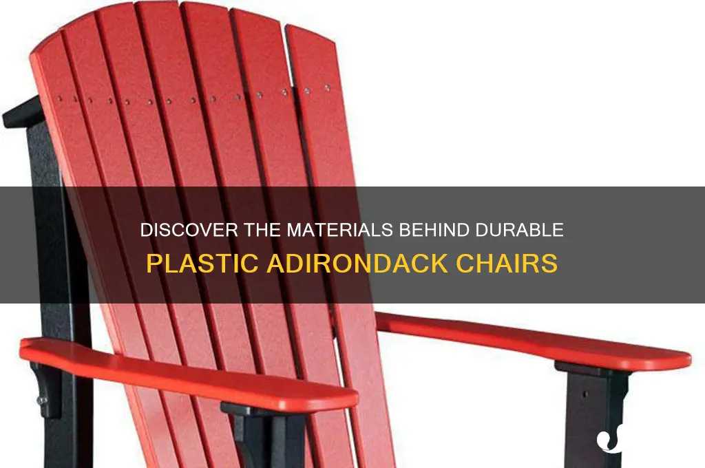 what are plastic adirondack chairs made of
