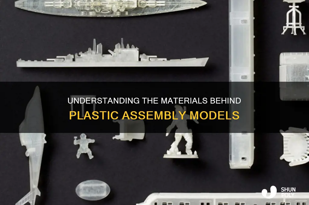 what are plastic assembly models made of