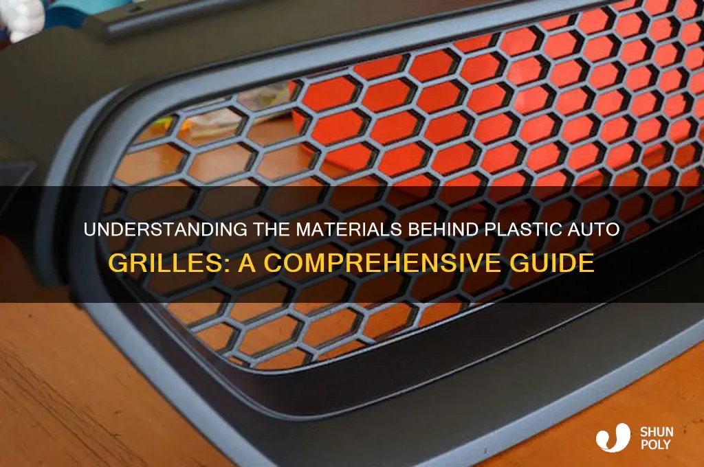 what are plastic auto grilles made of