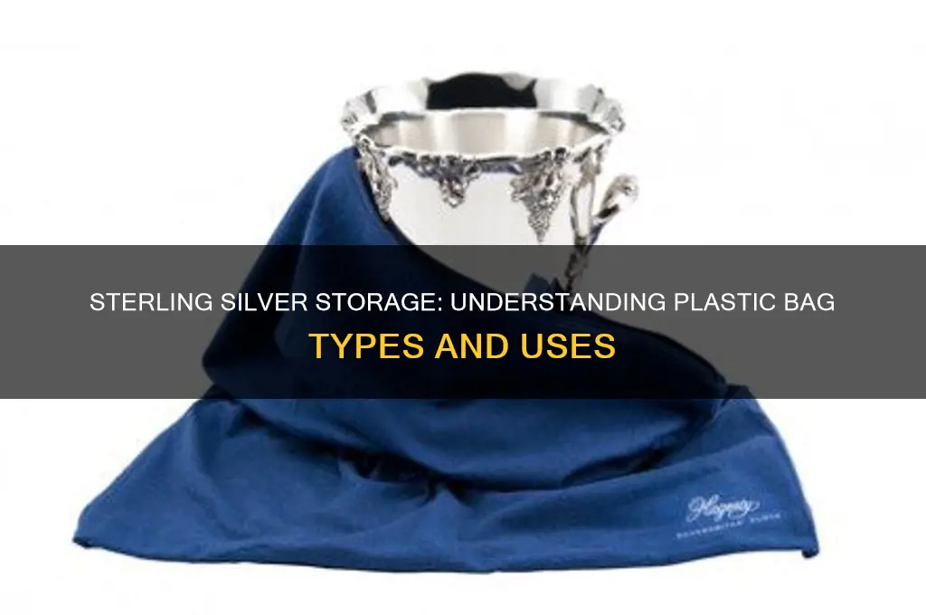 what are plastic bags for sterling silver called