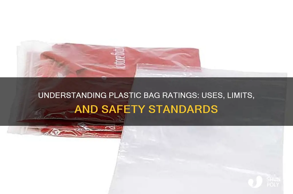 what are plastic bags rated for