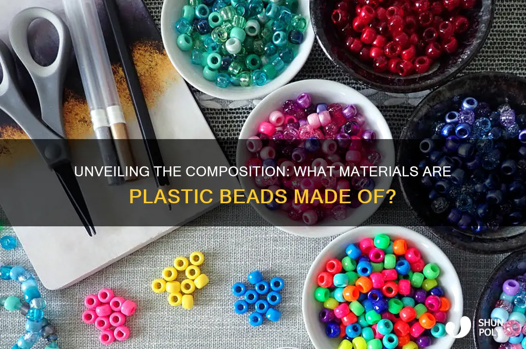 what are plastic beads made of