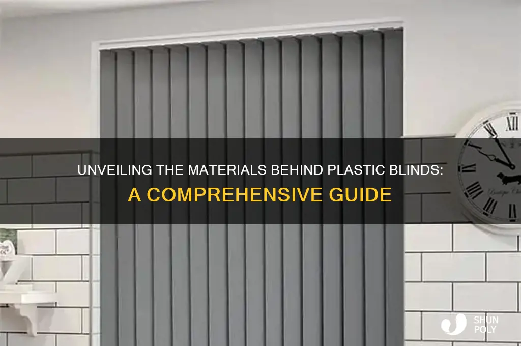 what are plastic blinds made of