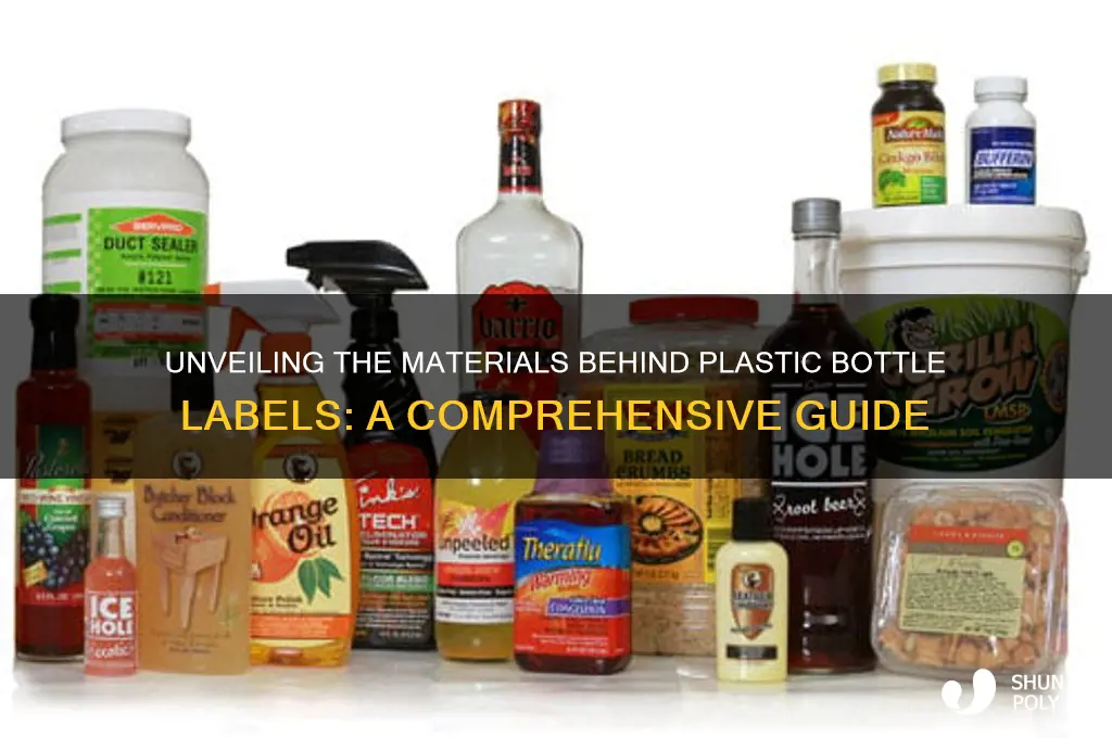 what are plastic bottle labels made from