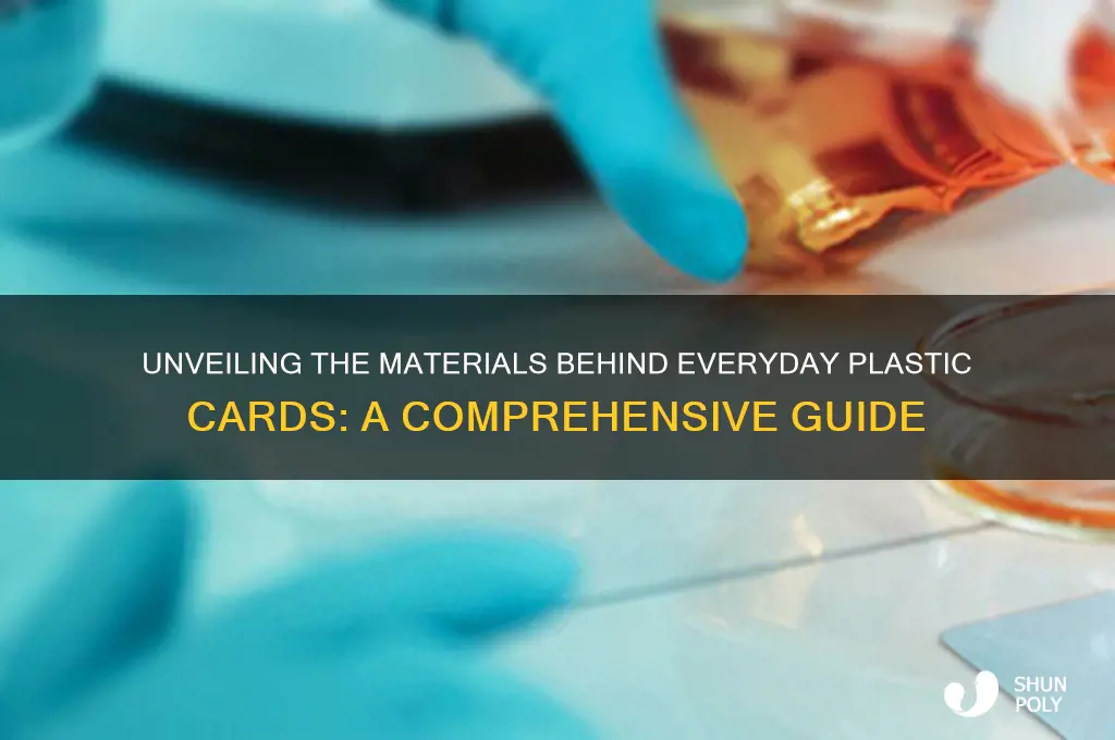 what are plastic cards made from