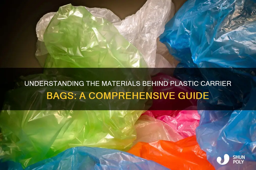 what are plastic carrier bags made from