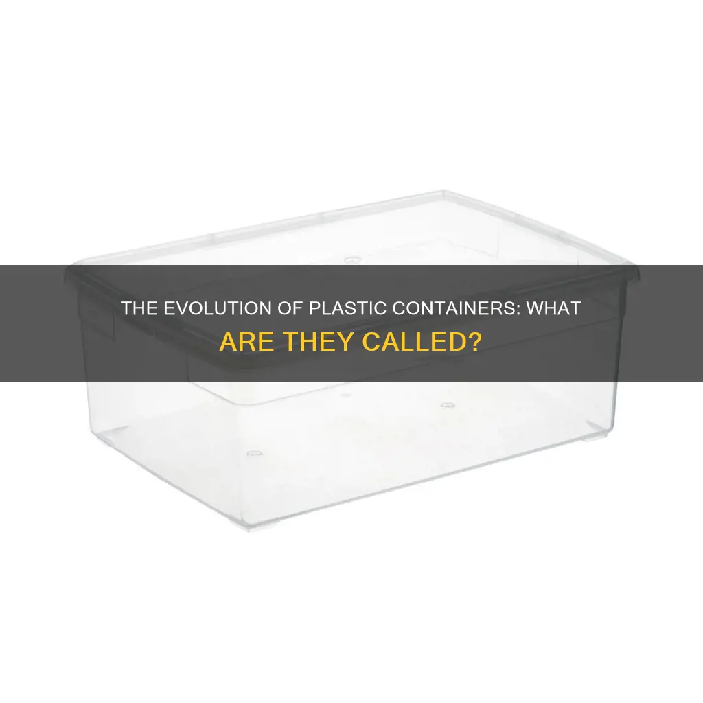 what are plastic containers called