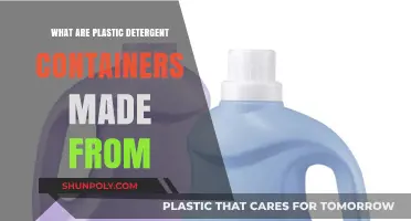 Plastic Detergent Containers: What's the Material?