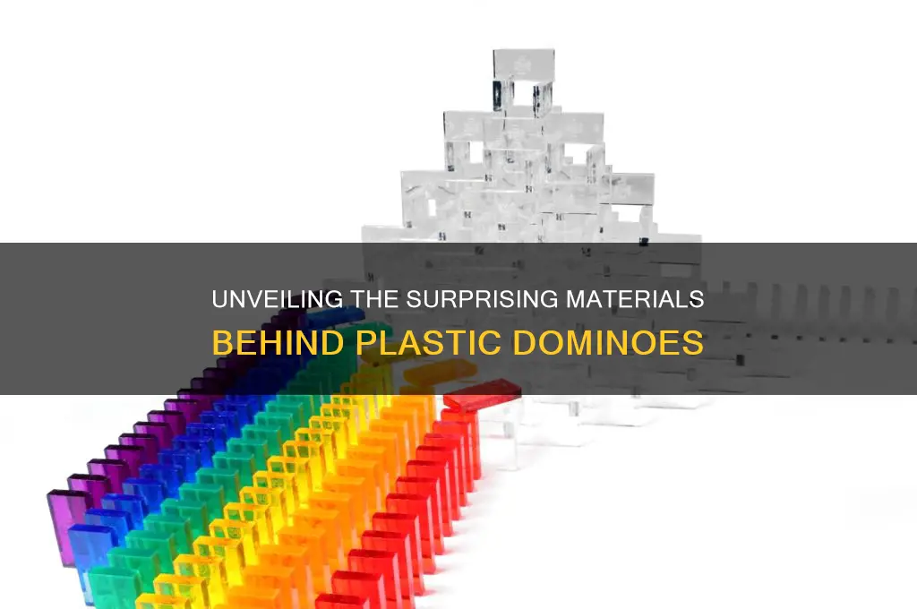 what are plastic dominoes made of