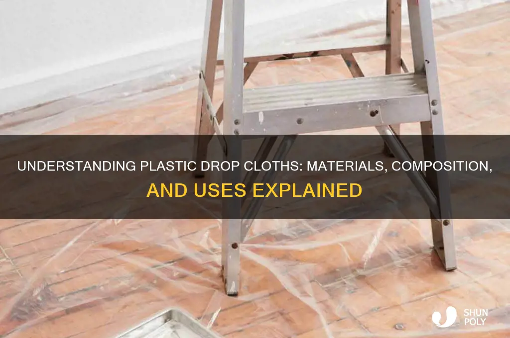 what are plastic drop cloths made of
