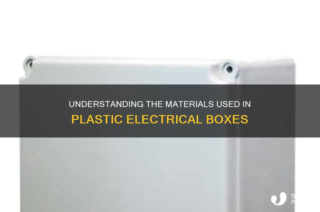 what are plastic electrical boxes made of