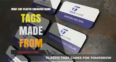Materials Behind Plastic Engraved Name Tags: A Comprehensive Guide
