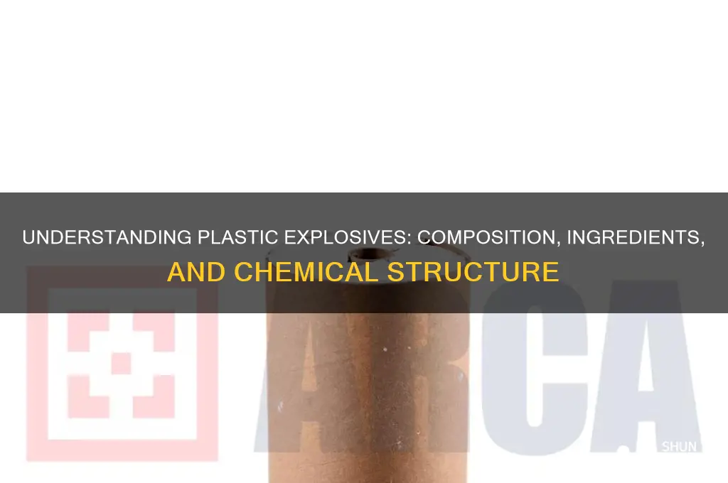 what are plastic explosives made of