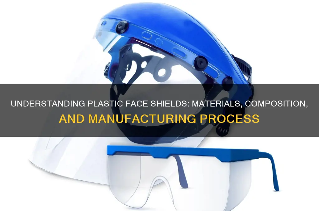 what are plastic face shields made of