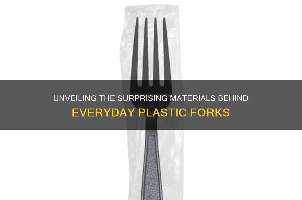 what are plastic forks made of