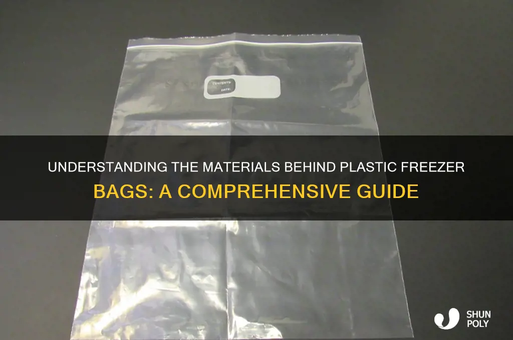 what are plastic freezer bags made of
