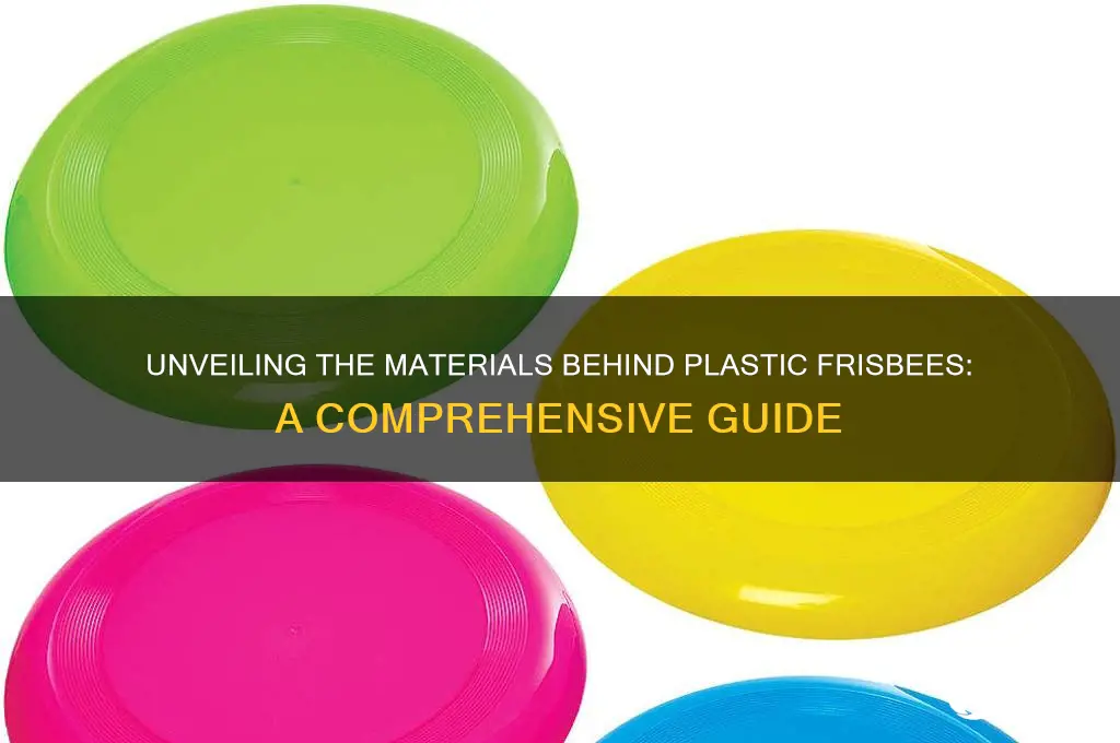 what are plastic frisbees made of