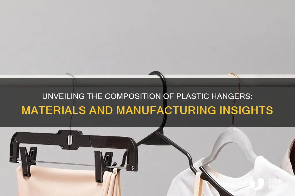 what are plastic hangers made of