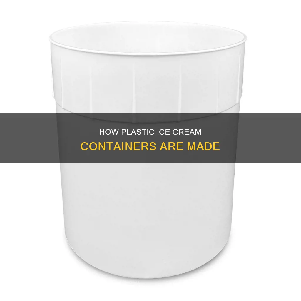 what are plastic ice cream containers made of