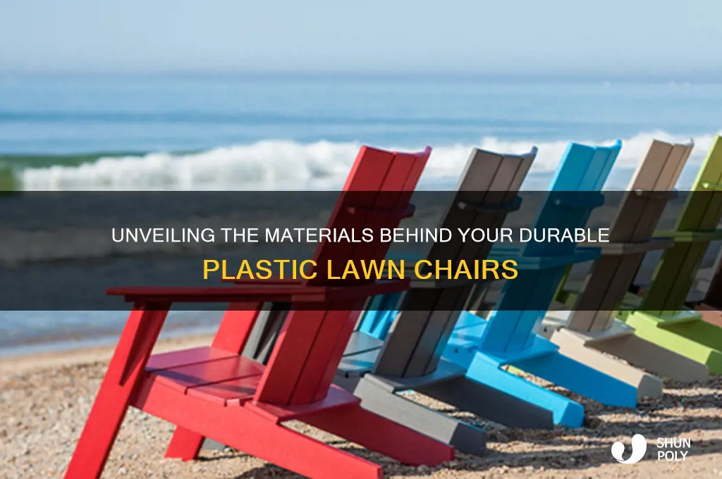 what are plastic lawn chairs made of