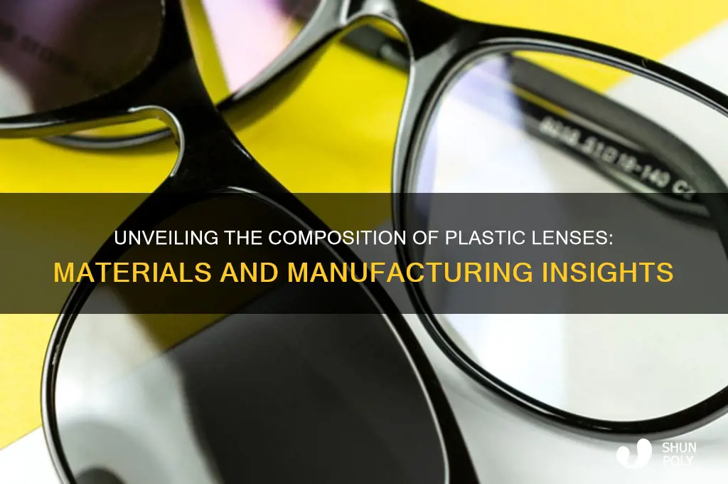what are plastic lenses made of