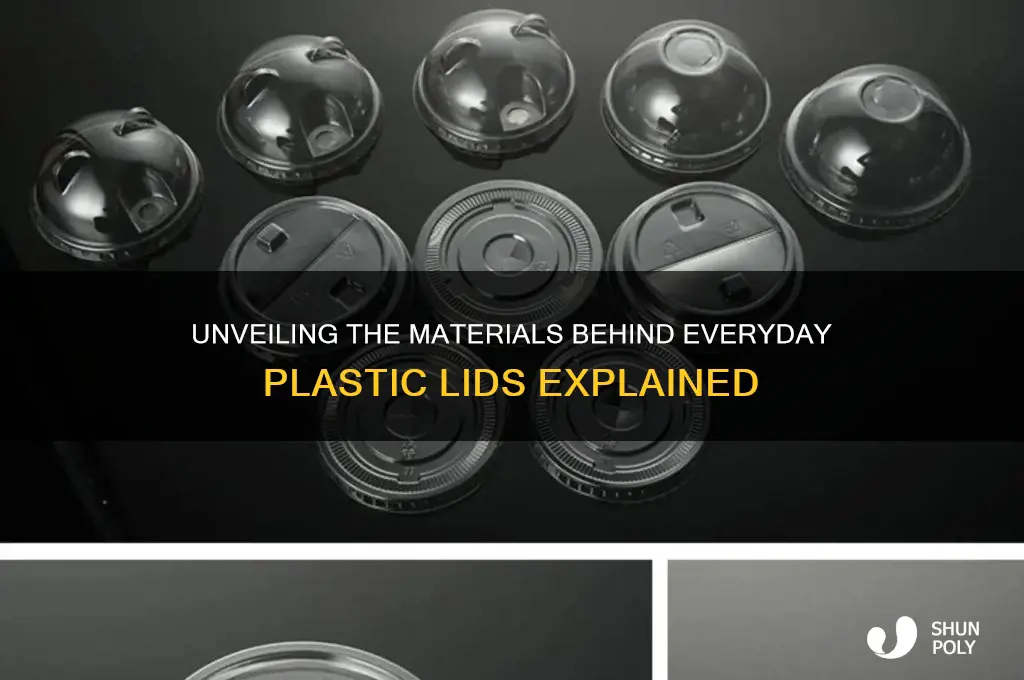what are plastic lids made of