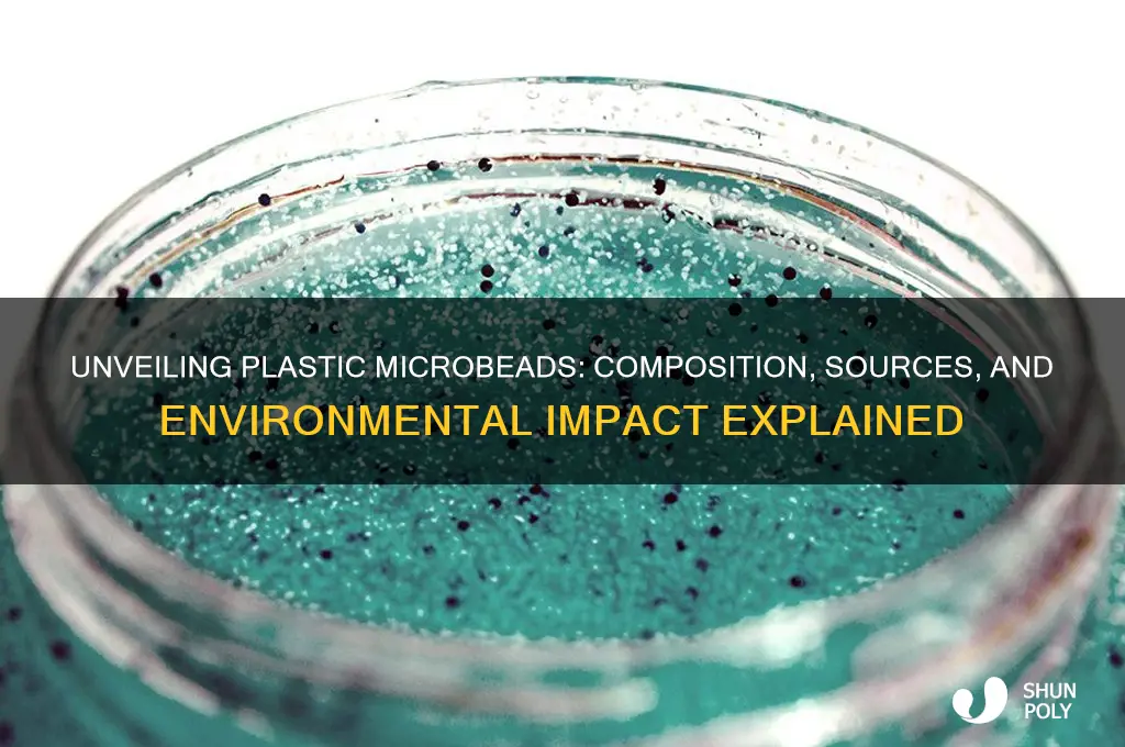 what are plastic microbeads made of