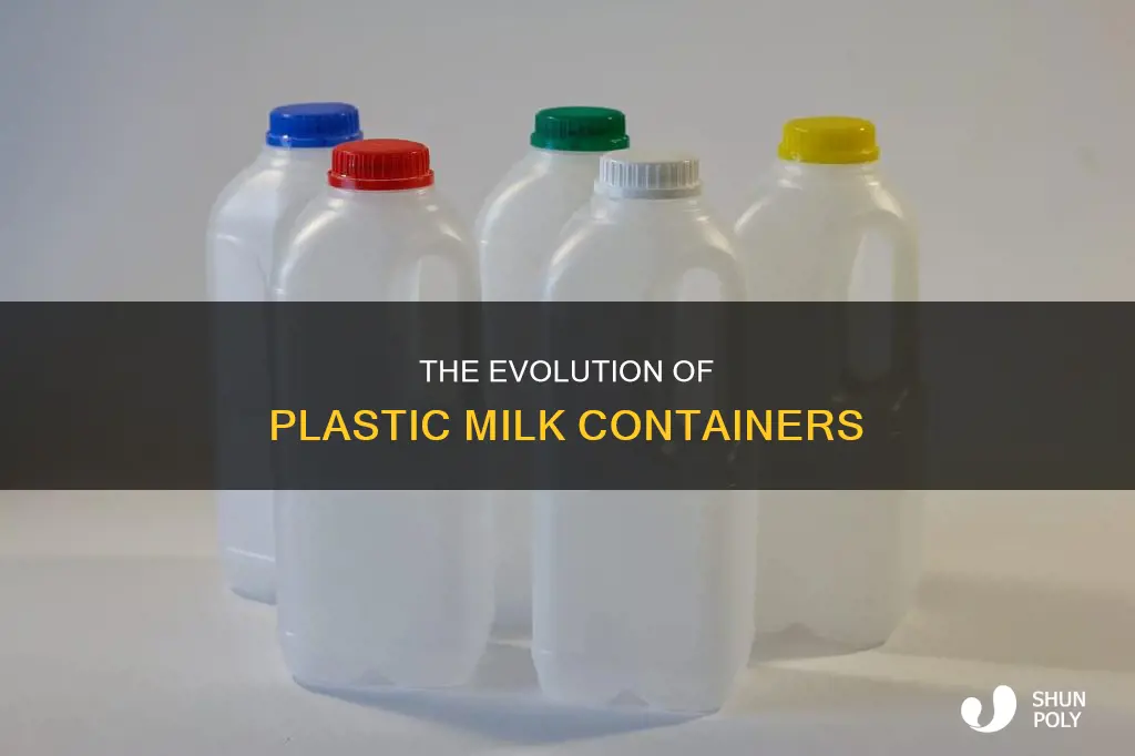 what are plastic milk containers made of