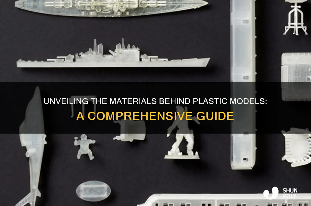 what are plastic models made of