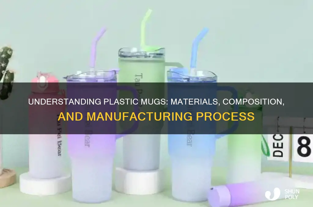 what are plastic mug made of