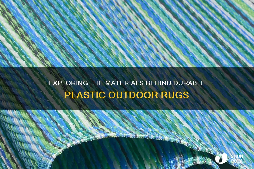 what are plastic outdoor rugs made of