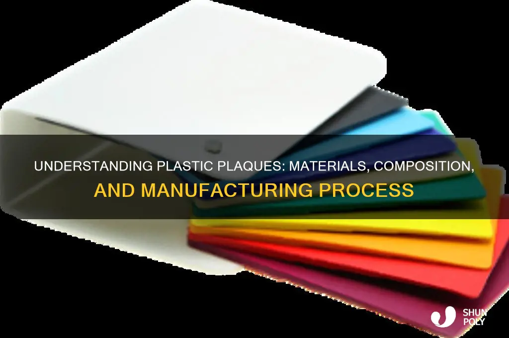 what are plastic plaques made of