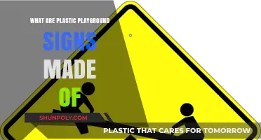 Materials Behind Plastic Playground Signs: A Comprehensive Guide