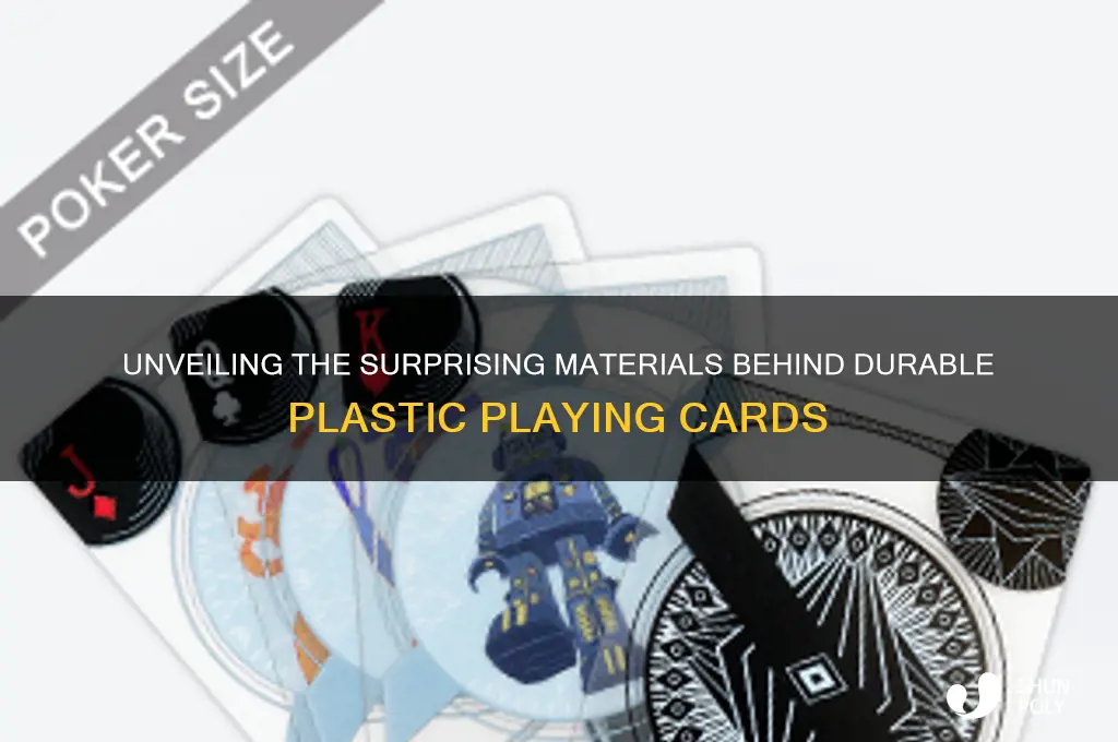what are plastic playing cards made of