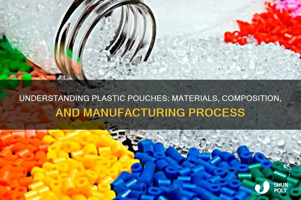 what are plastic pouches made of