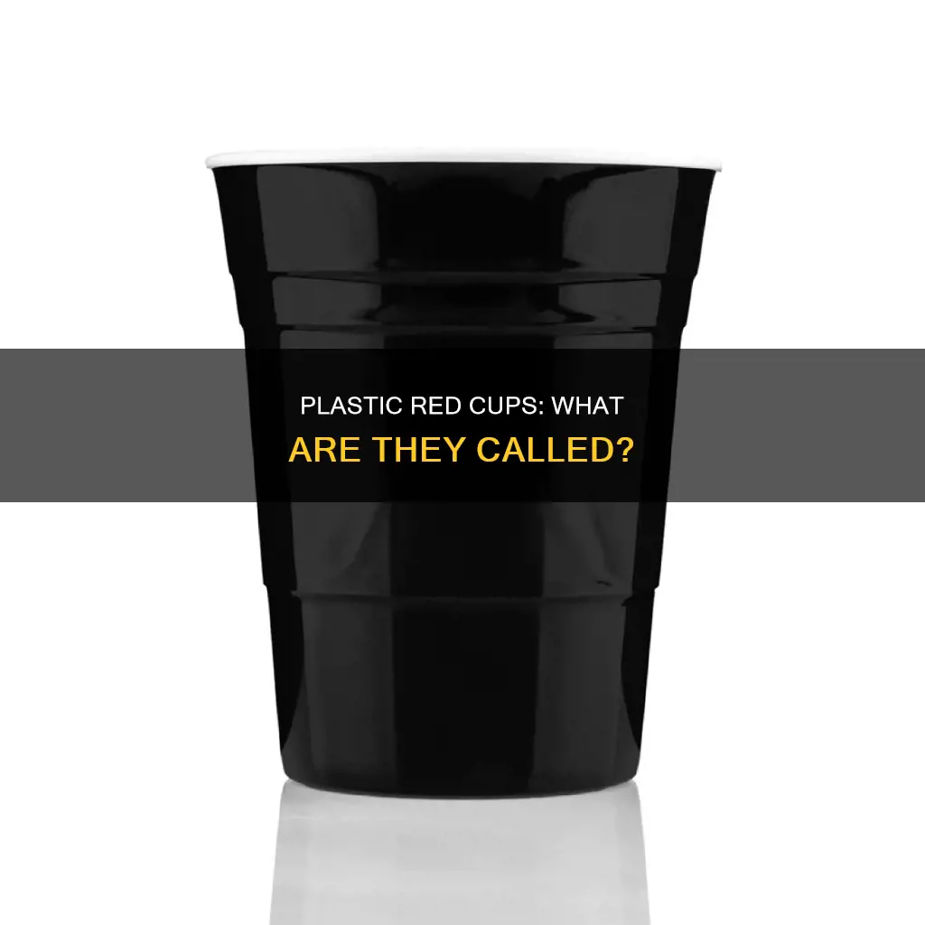 what are plastic red cups called