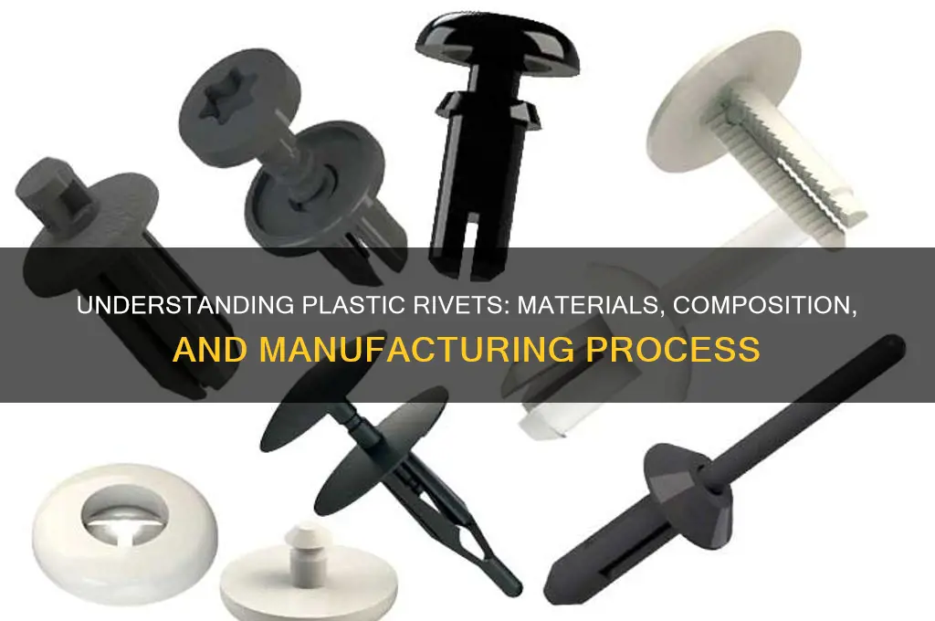 what are plastic rivots made out of