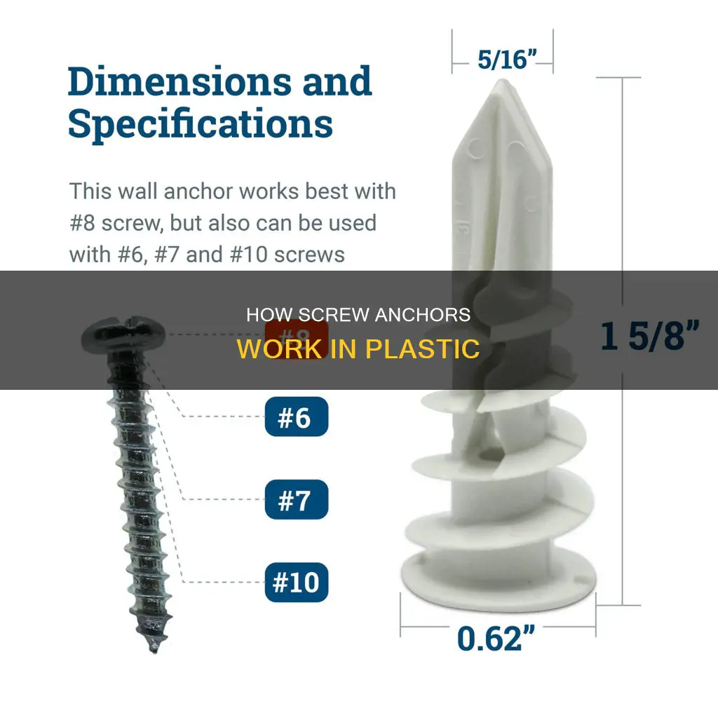 what are plastic screw anchors for