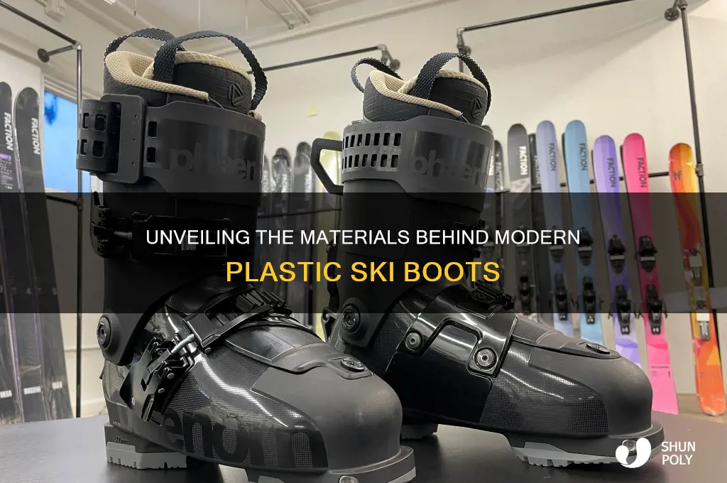 what are plastic ski boots made of