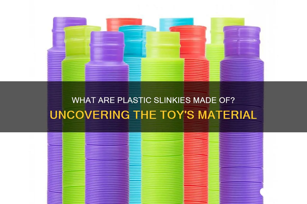 what are plastic slinkies toy made out