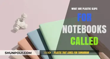 The Many Names of Plastic Slip Notebook Covers