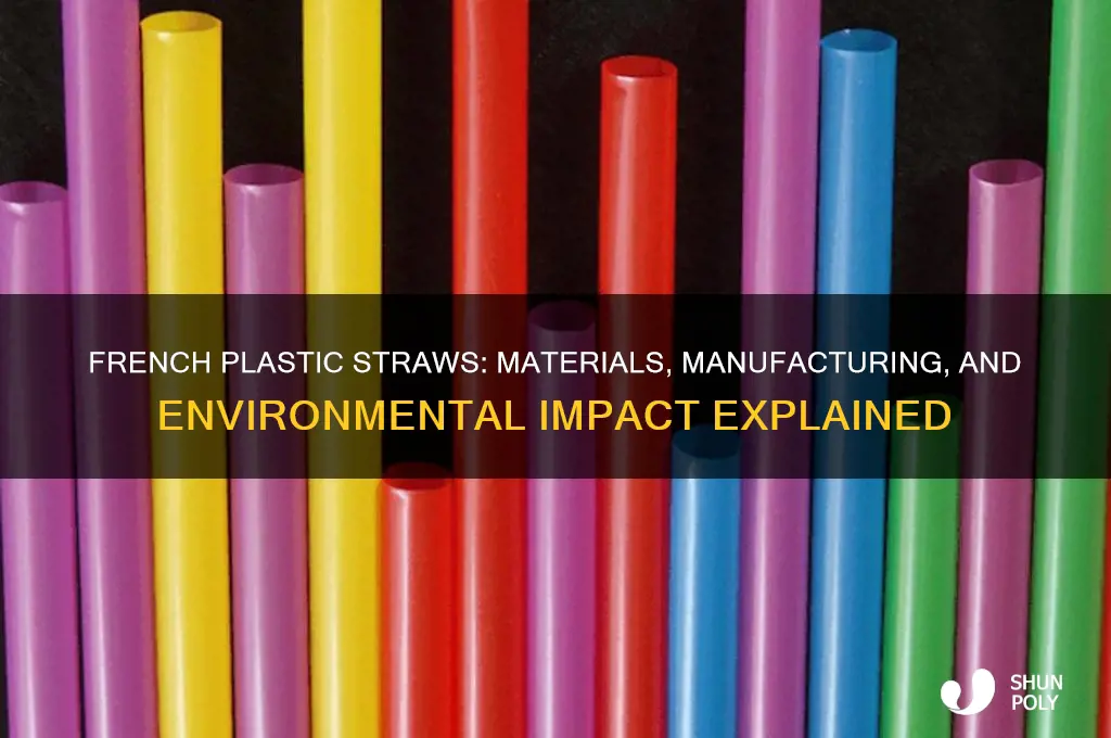 what are plastic straws made of in france