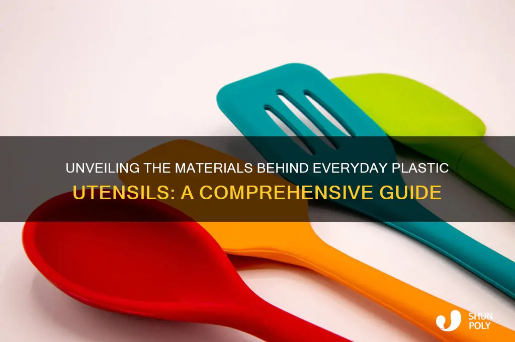 what are plastic utensils made of